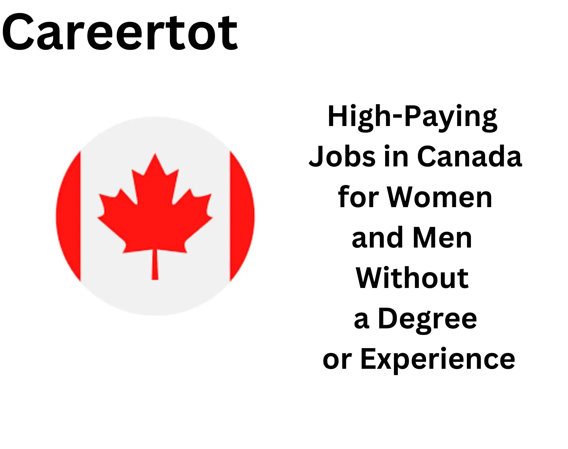 High-Paying Jobs in Canada for Women and Men Without a Degree or Experience